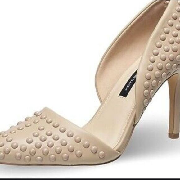 FRENCH CONNECTION'S FOREVER WOMEN'S PUMPS HIGH HEELS POINTY TOE AND STUDDED PUMP - Picture 4 of 16